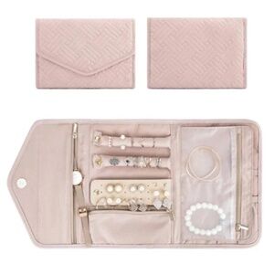 I Am Pink Travel Jewelry Case